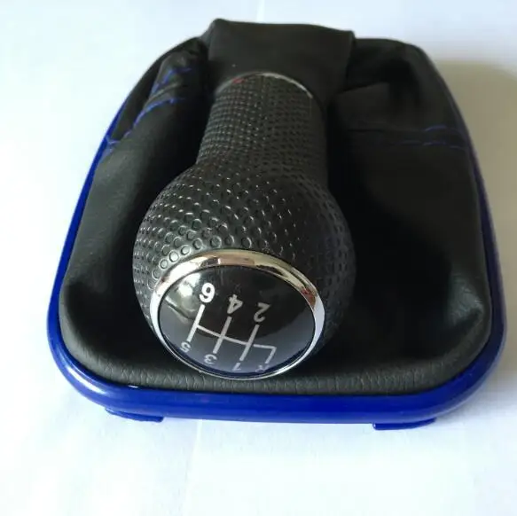 Blue 6speed Ручка переключения рулевого механизма автомобиля 5 Скорость 6 Шестерни 12 мм для VW BORA JETTA 4 GTI MK4 GOlf 4 1999-2005/Seat Leon 2009 - Название цвета: Blue 6speed