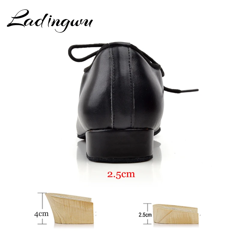 Ladingwu/Мужская танцевальная обувь из натуральной кожи Мужская Обувь для бальных