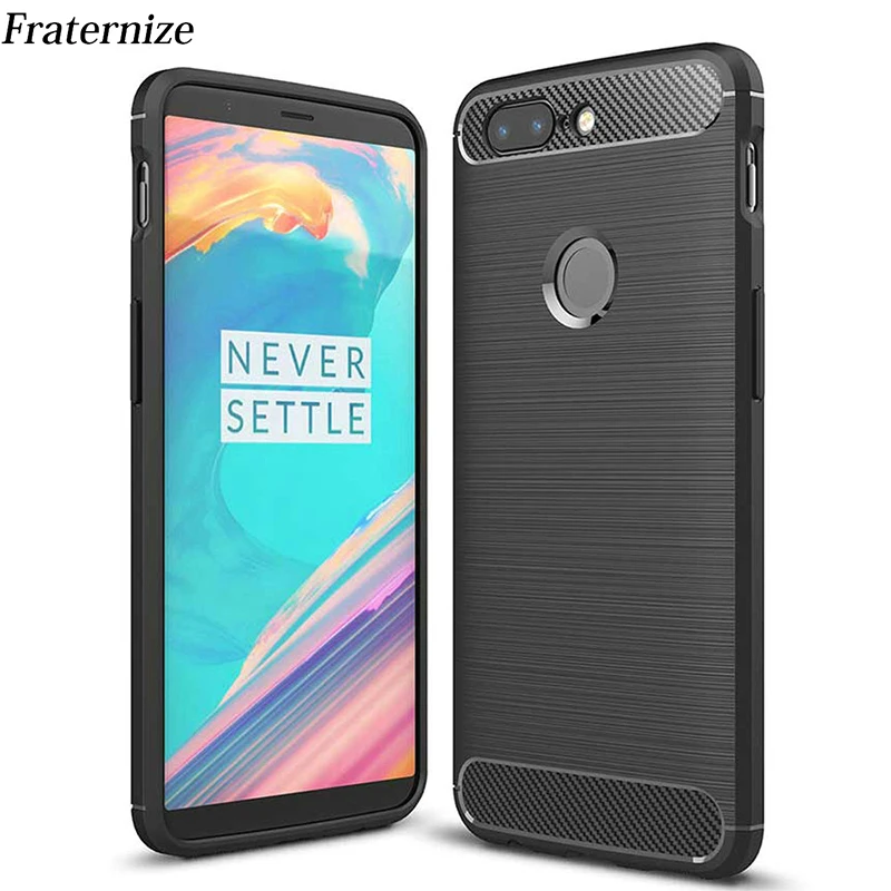 Чехол для Oneplus 5 T роскошный противоударный мягкий силиконовый чехол из