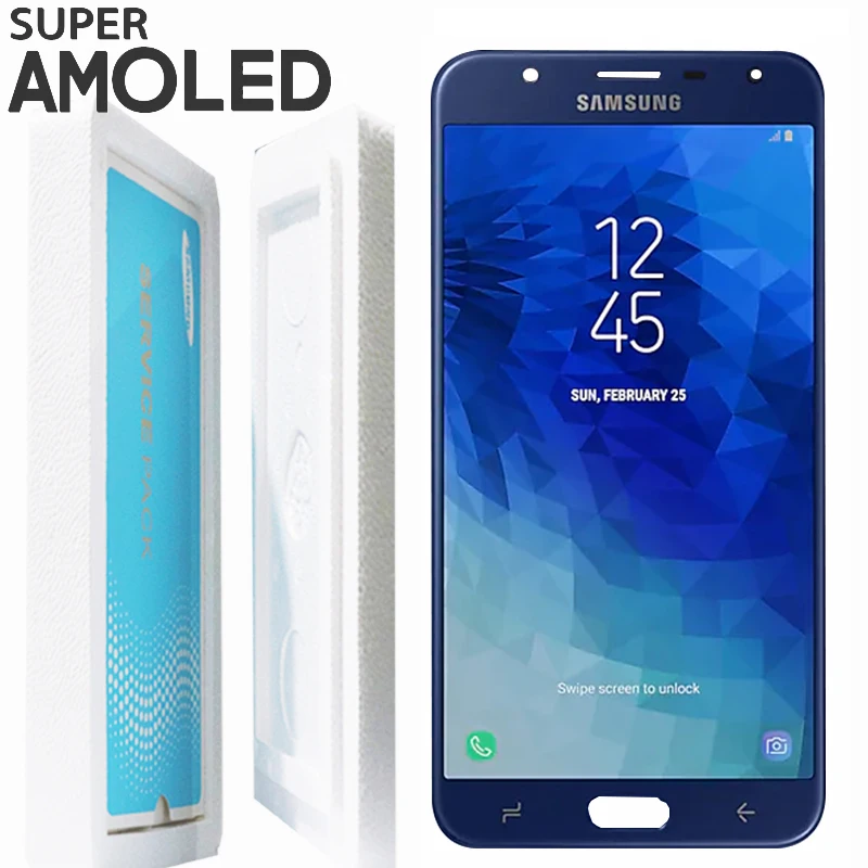 Оригинальный 5 ''Супер AMOLED LCD для SAMSUNG Galaxy J7 Duo 2018 J720 J720F ЖК дисплей кодирующий