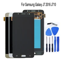 amoled for samsung galaxy j7 2016 j710 j710f lcd display touch screen digitizer assembly for samsung galaxy j7 2016 phone parts