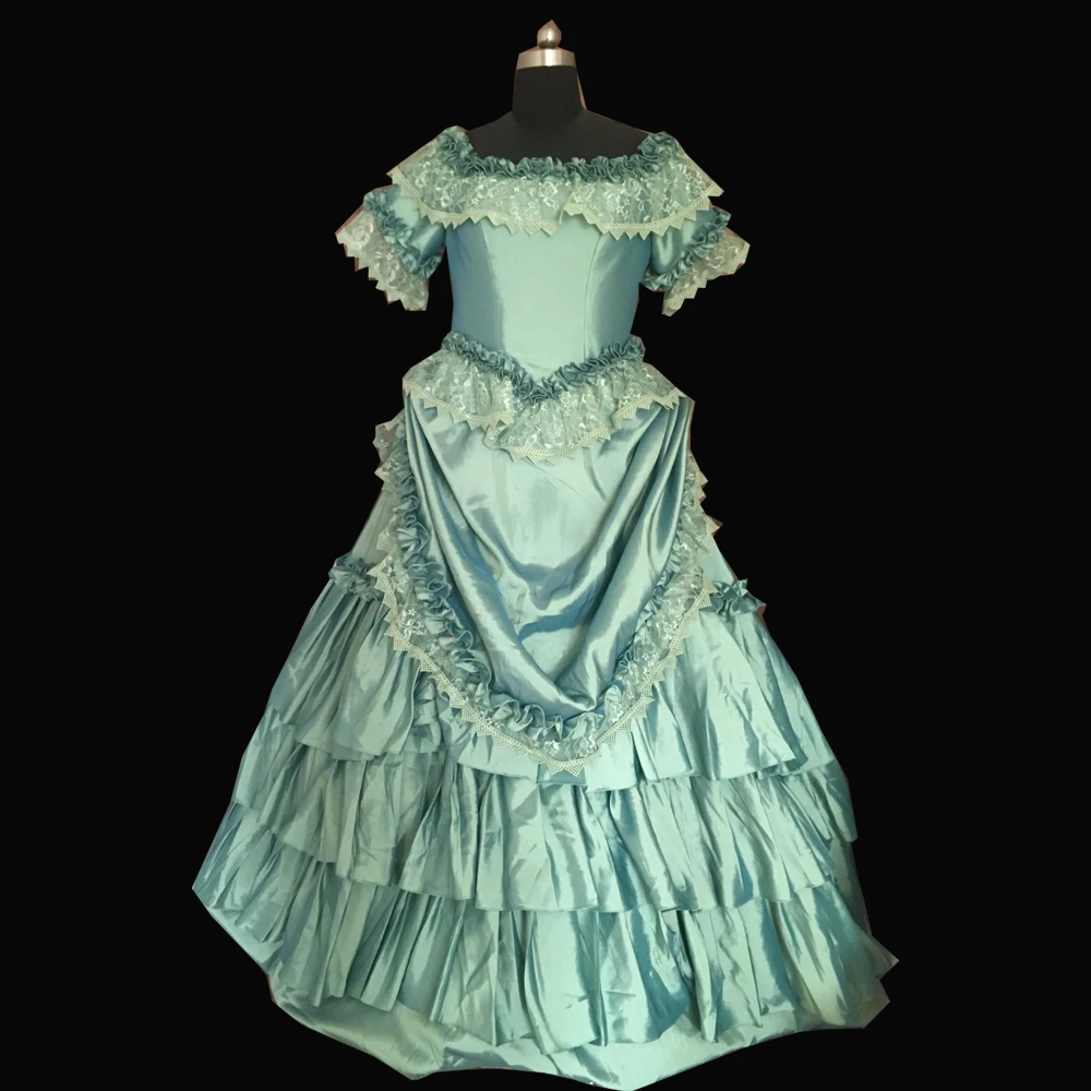 Новинка 2019 элегантное зеленое платье для косплея на хэллоуин стиль колоколоний