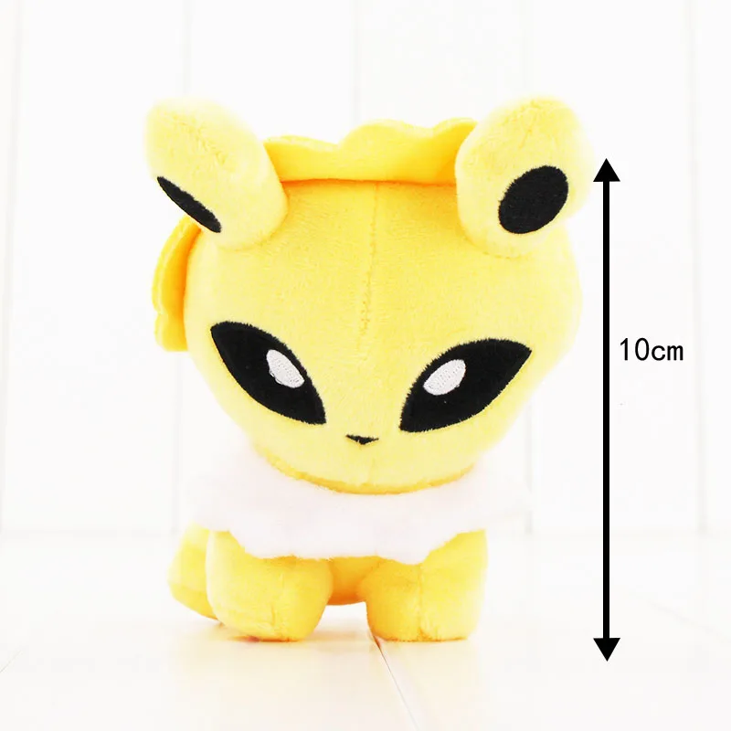 Jolteon 10 см 10 стиль Eevee Mew плюшевые игрушки Q версия Sylveon Umbreon Espeon Jolteon vaporion Flareon Glaceon Leafeon Плюшевые игрушки для детей - Цвет: Jolteon