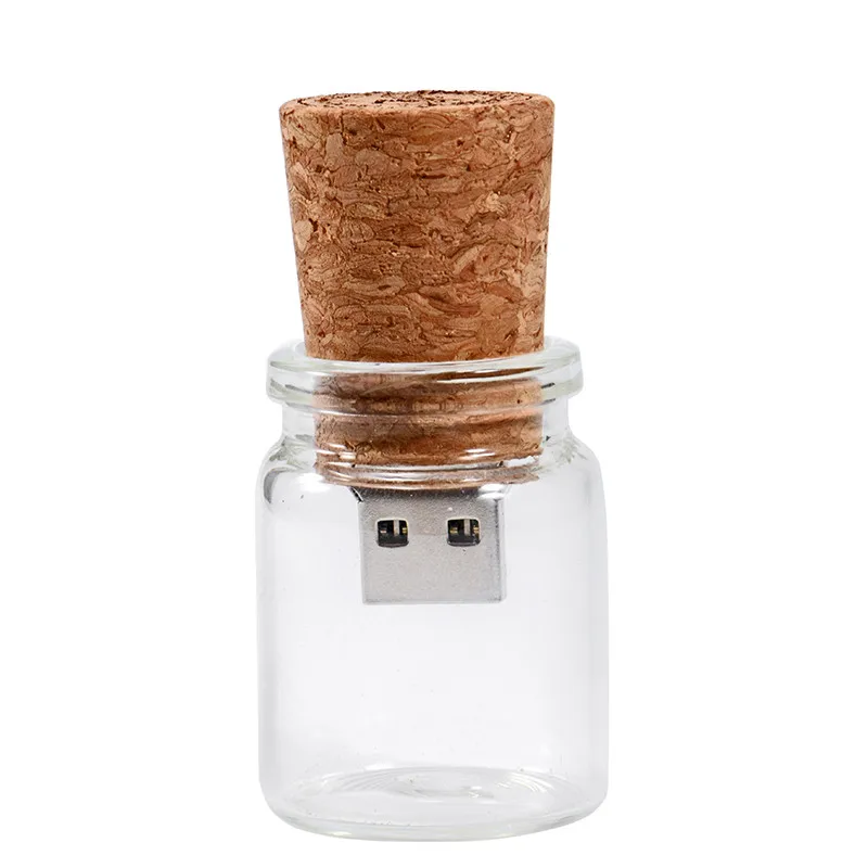 USB POWERONE персональный дрейф бутылка+ бумажная коробка Флешка 4 ГБ 8 ГБ бутылка желаний USB флэш-накопитель 16 ГБ 32 ГБ 64 ГБ - Цвет: USB