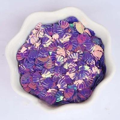 Purple Блесток 6*8 мм многоцветный корпус блёстки пайетки DIY ремесло шитье Свадебный материал для женщин и детей аксессуары для одежды 1200 шт(20 г - Цвет: Purple