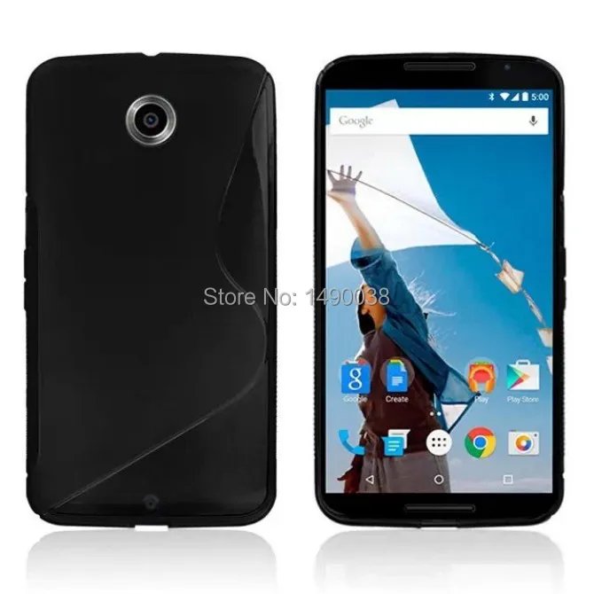 1 Piece For Google Nexus 6 New S Line Style Soft TPU Gel Skin Cover Case Motorola Moto Free Shipment | Мобильные телефоны и