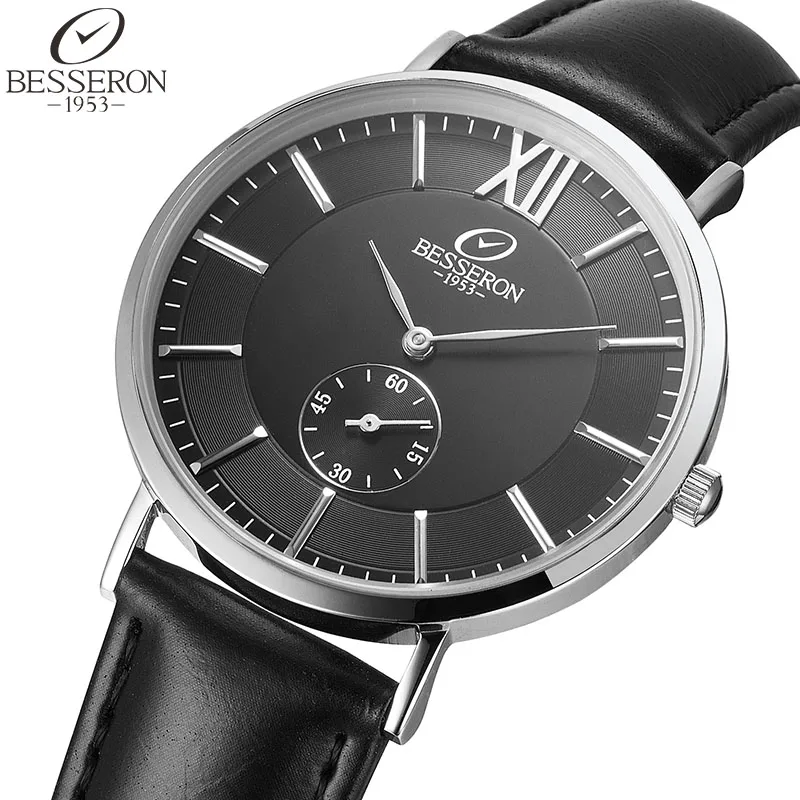 2016 Роскошные Мужские Наручные Часы Качество Кварцевый 3Bar Водонепроницаемый