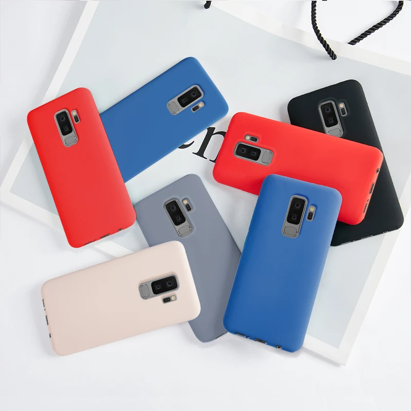 Soft Slim Candy TPU Cases for Samsung A6 A8 J4 J6 Plus 2018 A7 A9 A3 A5 2017 J3 J5 J7 S6 S7 EDGE S8 S9 NOTE 8 9 Silicone Case |