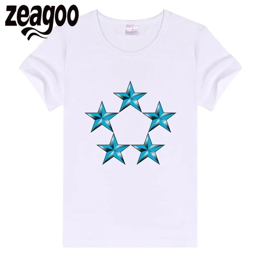Zeagoo тонкий Повседневное экипаж шеи Для женщин Fit мягкий короткий рукав Футболка