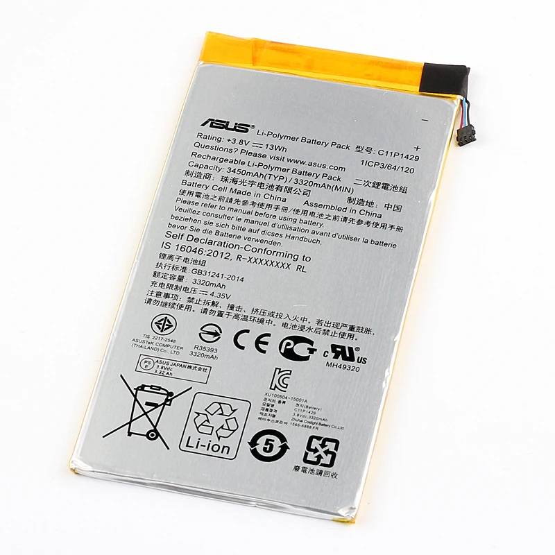Оригинал ASUS Высокая емкость Zenpad C7.0 батарея для Z710 Z710C P01Z Z170MG Z710CG C11P1429