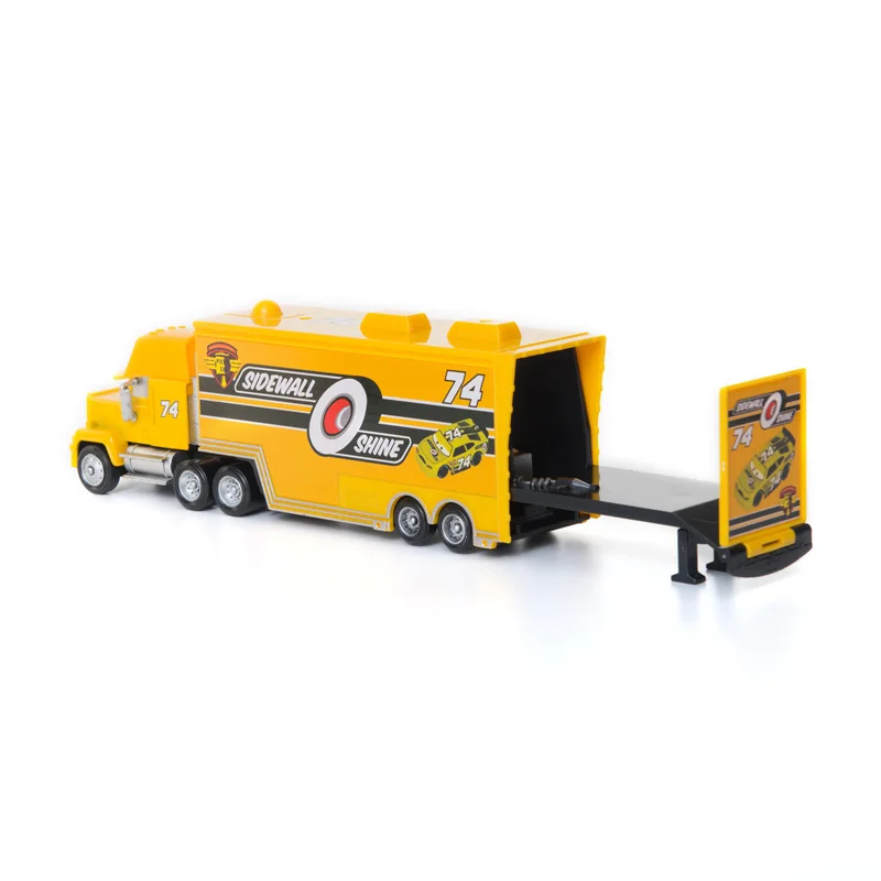 Disney Pixar Cars 2 3 игрушки № 35 грузовик молния McQueen Джексон шторм Рамирез Мак дядюшка 1:55 литой модельный автомобиль игрушка детский подарок