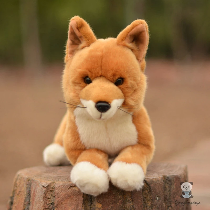 Милая мягкая игрушка с животными подарок для девочек кукла firefox Реалистичная