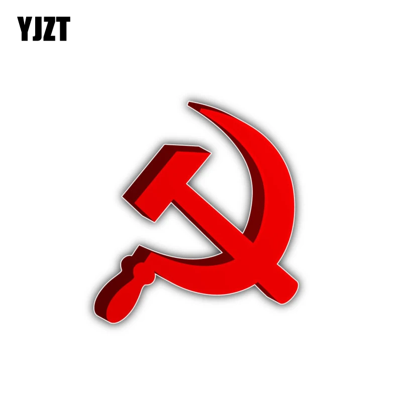 

YJZT 10.2CM*11CM Creative Funny Soviet Symbol Russia Decal Car Sticker Decal 6-0174