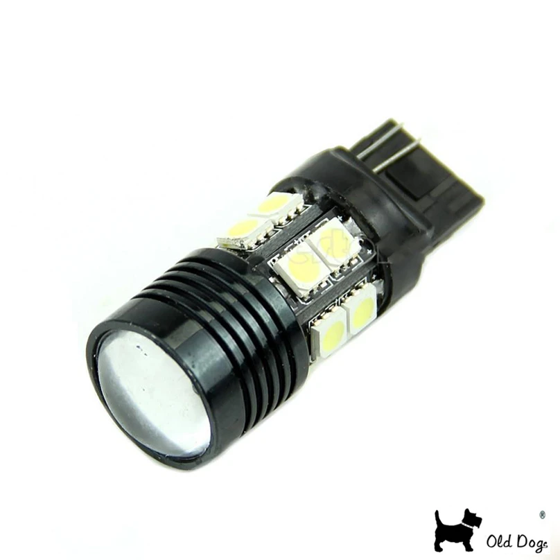 1 комплект T20 7440 W21W 7443 белый CREE чип R5 + 12 SMD светодиодный для стайлинга автомобилей