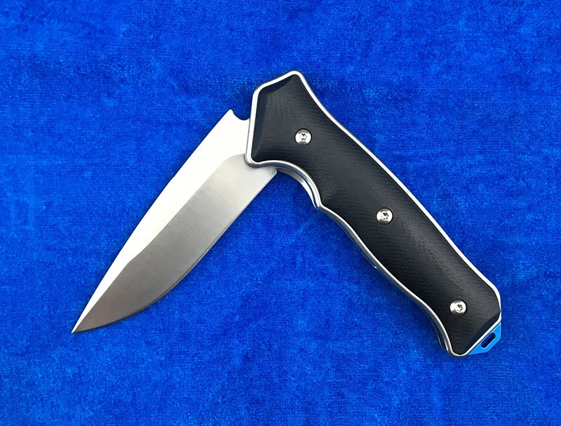 

LEMIFSHE ST1502 Flipper folding knife D2 blade G10 + steel handle camping hunting outdoor survival pocket Kitchen knives edc