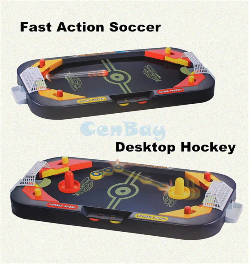 Настольная битва 2 в 1 футбольный и хоккейный Настольный мяч мини футбольная