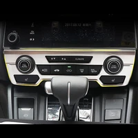 for honda cr v crv 2017 2018 accessories auto air conditioning switch regulation outlet vent panel cover trim car styling