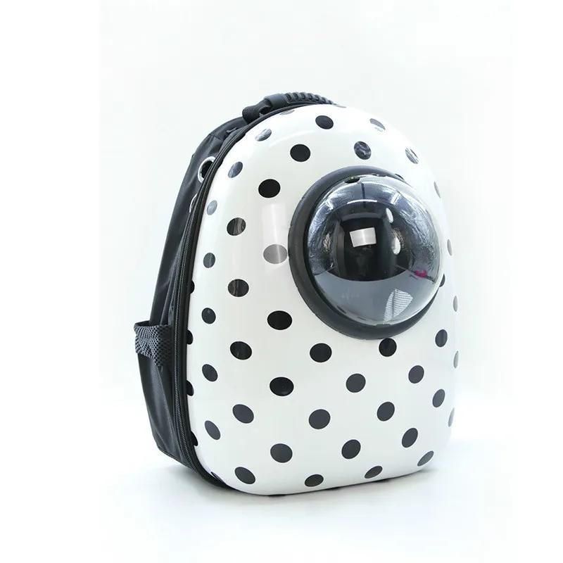 White spot Astronauta Gato Perro portador Bolsa de Viaje cpsula espacial mochila transpirable - Цвет: White spot