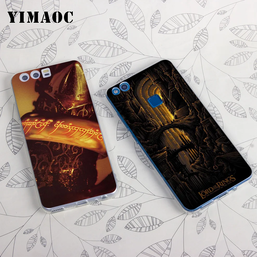 Yimaoc Властелин Колец мягкий чехол для huawei Honor 10 9 8X 8C 8 7C 7X 7A Pro 6A Note Nova 3i 3 2i Y6 Y7 Y9 Prime 2018 |