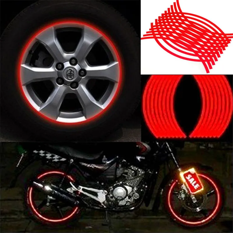 Авто-Стайлинг автомобиля stickers18 полоски для автомобилей и мотоциклов колес