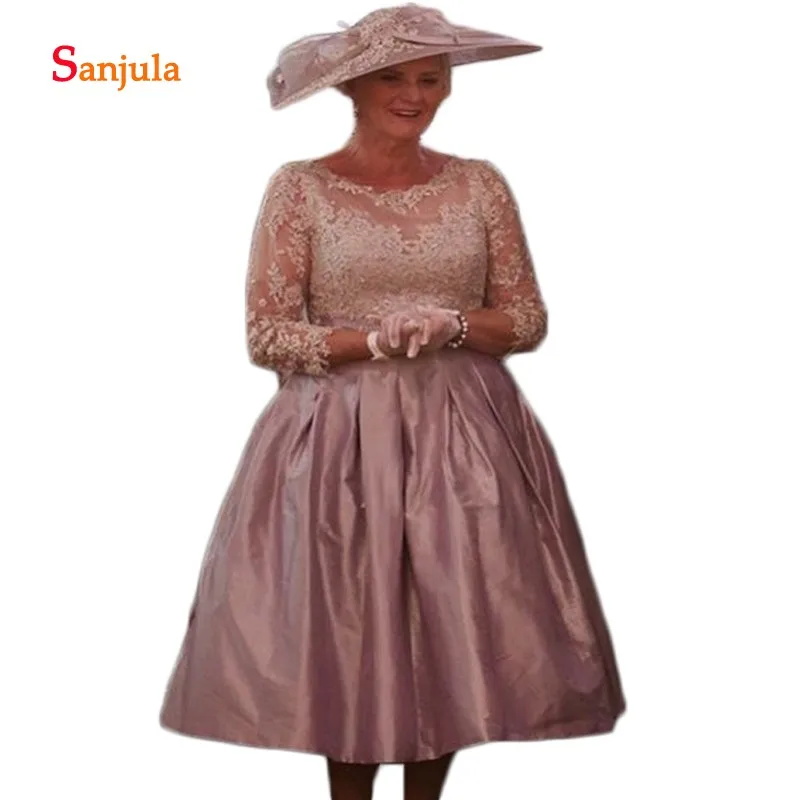 Платье пачка из тафты а силуэта элегантные платья для мамы и дочки с рукавом три