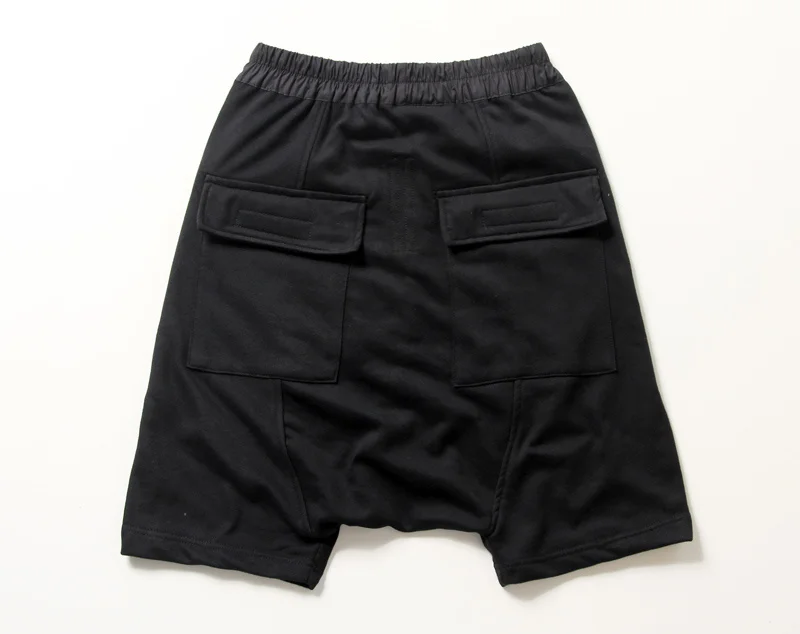 

summer kanye hip hop cool 4XL sweatpants urban big and tall mens clothing jumpsuit stage wear black dress sweat men harem pants