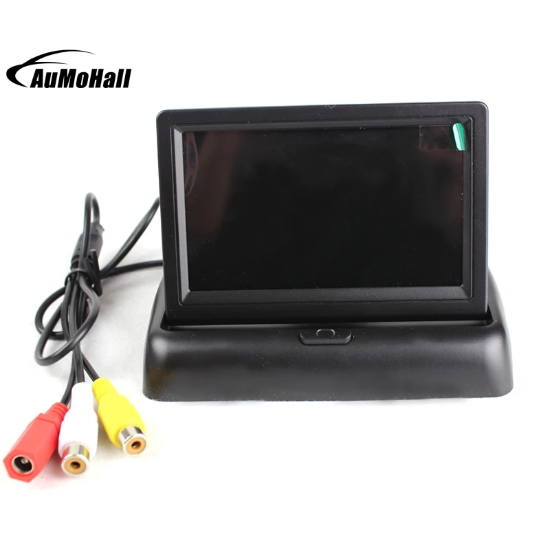

4.3'' LCD Foldable 2 DVD Video Input Car Video Players Car Rear View Camera Monitors Dispay for Parking Sensor System