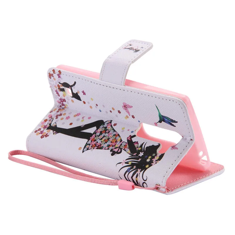 For LG Spirit Case Cover 4.7&quot Wallet PU Leather Phone 4G LTE C70 H440N H420 LG-H420 H440y Flip | Мобильные телефоны и