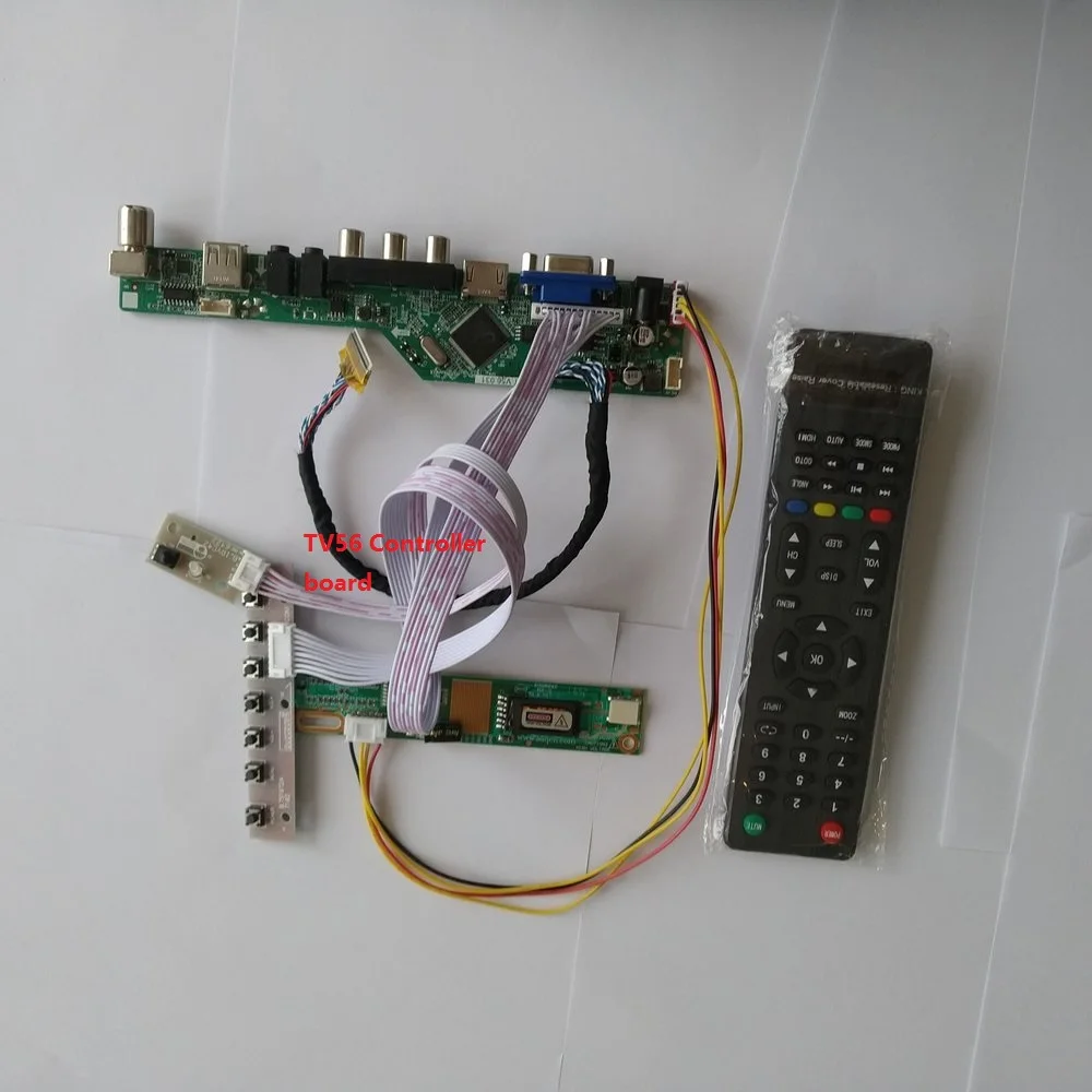 Для B133EW01 V4 AV VGA контроллер материнская плата разрешение модуль ТВ 1 лампа 13 3 &quot30pin