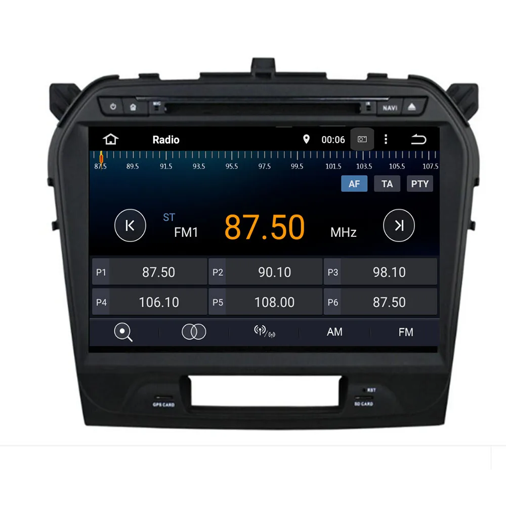 IPS Android 10 8 core 4G + 32 gom Автомобильный GPS 2 DIN dvd плеер для SUZUKI GRAND VITARA 2015 2020 Радио стерео