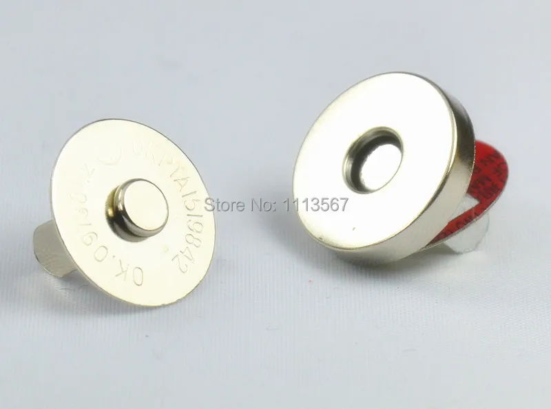 50 шт. металлические серебряные магнитные застежки зажимы пряжка пошив одежды для