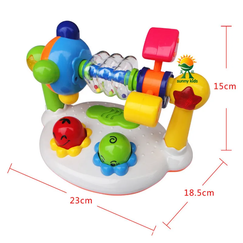 Музыкальные детские игрушки музыкальная вращающаяся подсветка для фитнеса