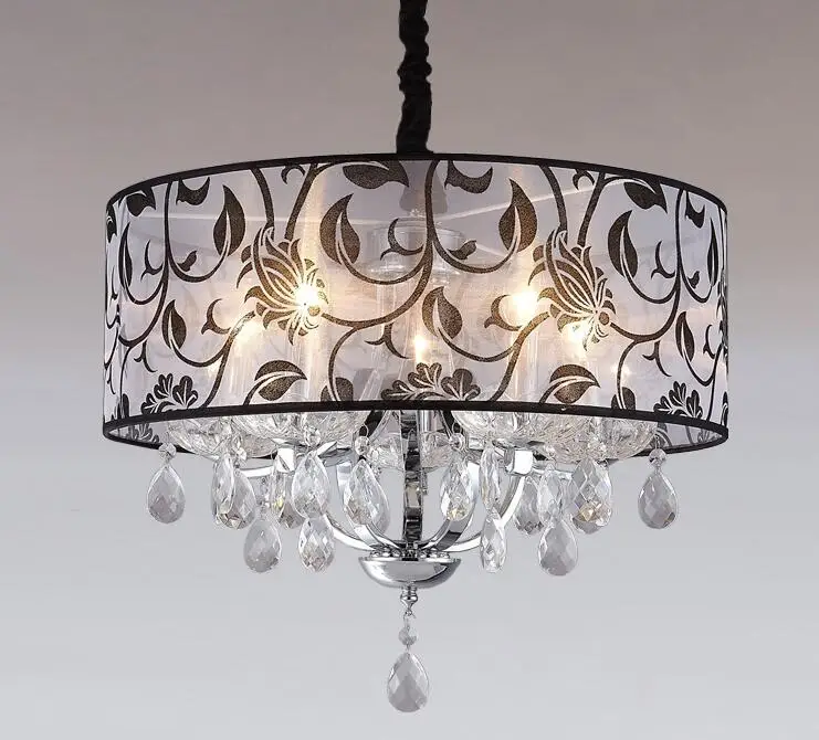 Хрустальная люстра для спальни и ресторана Jane круглый теплый светодиодный