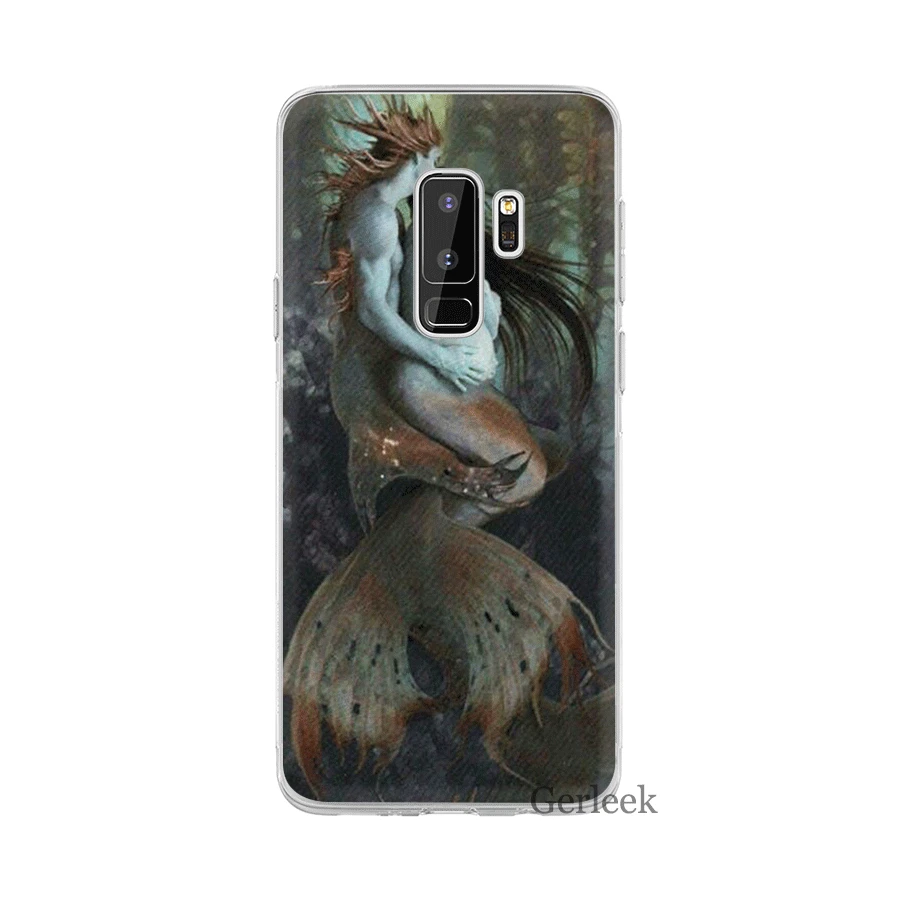 Чехол Desxz Mermaid Love для Samsung Galaxy S3 S4 S5 S6 S7 Edge S8 S9 S10 Plus S10e | Мобильные телефоны и