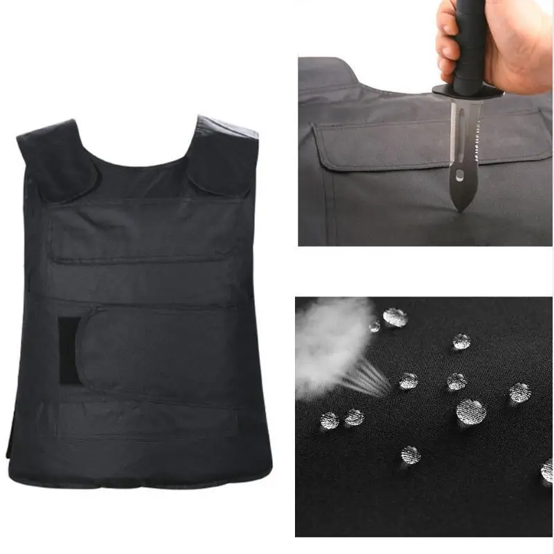 Тактическая жилетка для самообороны мужчин с защитой от ударов VestsOutdoor Личная безопасность тактическое