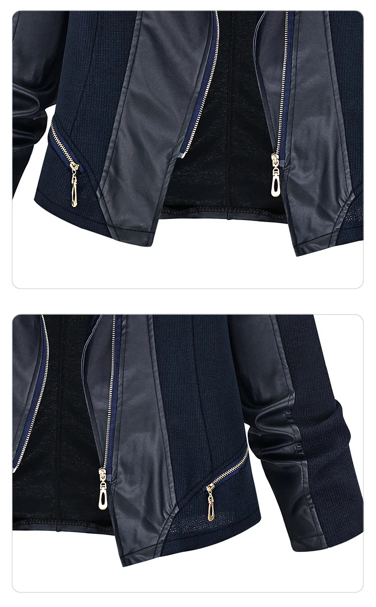 QMGOOD, женские осенние куртки, 5XL, большие размеры, кожаные куртки для женщин, тонкие, повседневные, черные, кожзам, сшитые, искусственная кожа, куртка и пальто