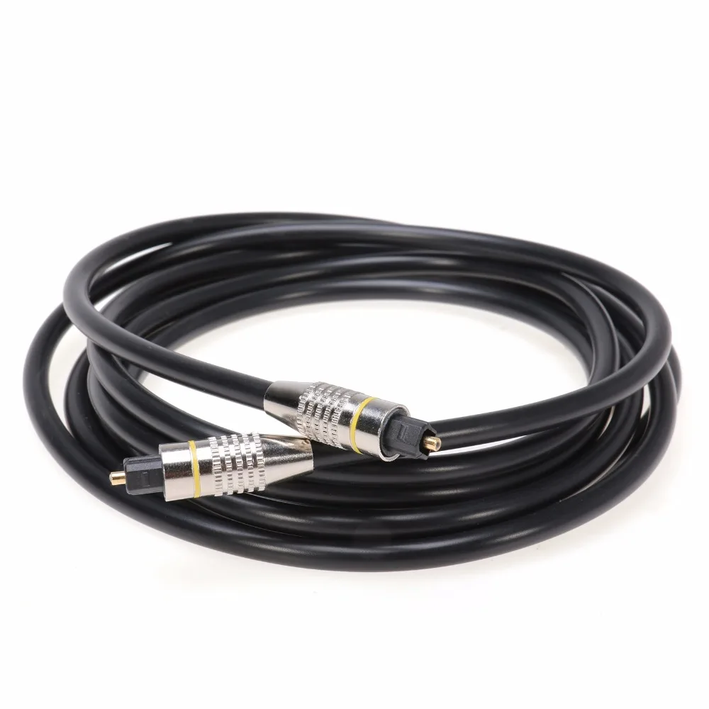 Kebidu Цифровой Оптический Кабель TosLink аудио SPDIF MD DVD кабельный свинцовый сердечник OD