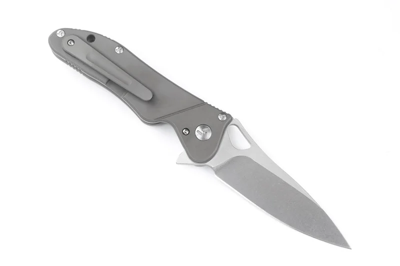 Складной нож DICORIA с титановой ручкой шариковым подшипником складной S35vn