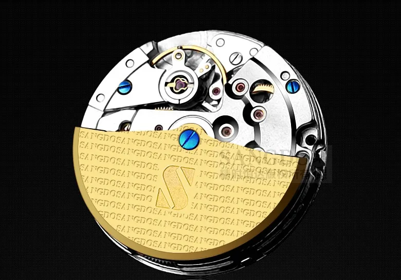 

40mm Sangdo multifunction Automatic Self-Wind movement Sapphire Crystal High quality Mechanical Wristwatches Men's watch 0027