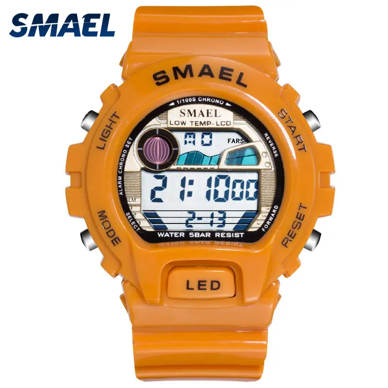 

SMAEL Digital Men watch Sport Luxury Brand New Clock Cool Shock Watches for Men 50M Waterproof Mens Watches Military Wrist Watch