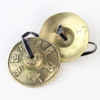 tibetan brass buddhist bells copper buddhist cymbal bell yoga cymbals cymbals handmade buddhism supplies gifts