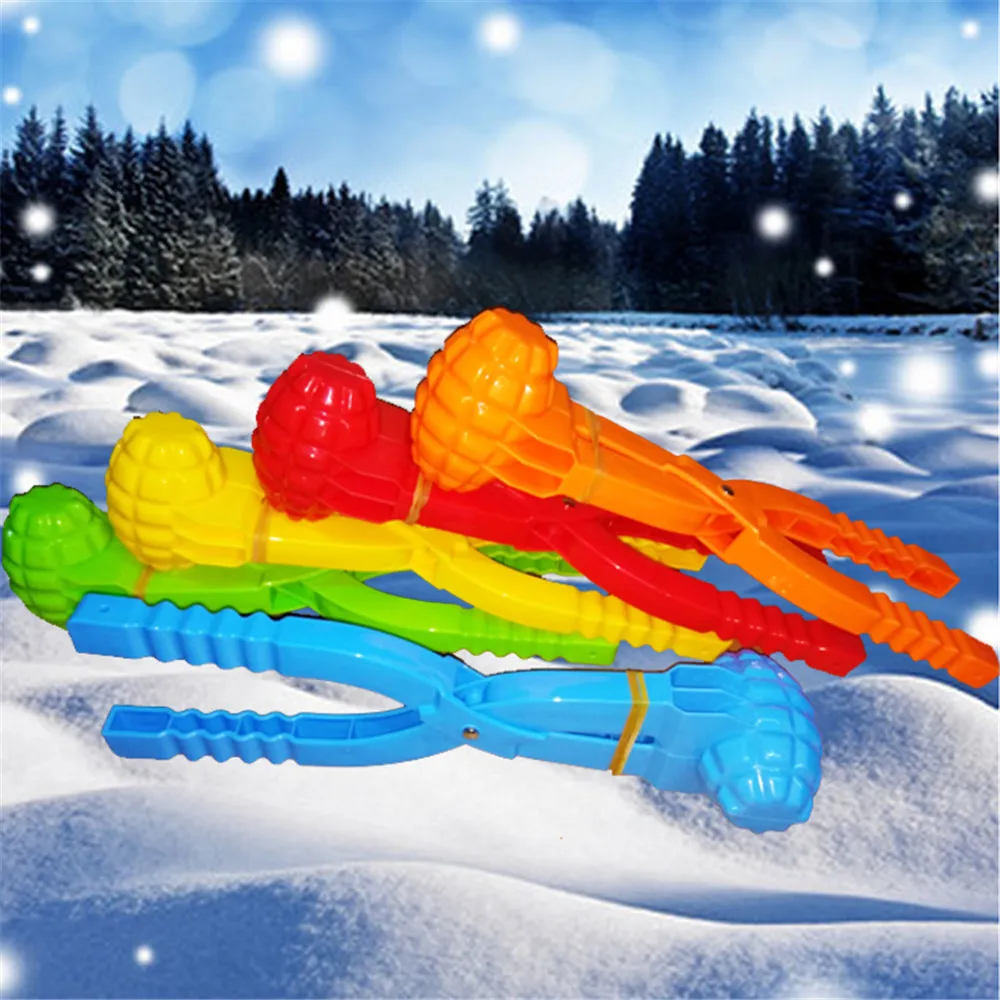 Cartoon Lovely Duck Shaped Snowball Maker Clip Children Outdoor Winter Snow Sand Mold Tool Creative Fun Sports Toy | Игрушки и хобби