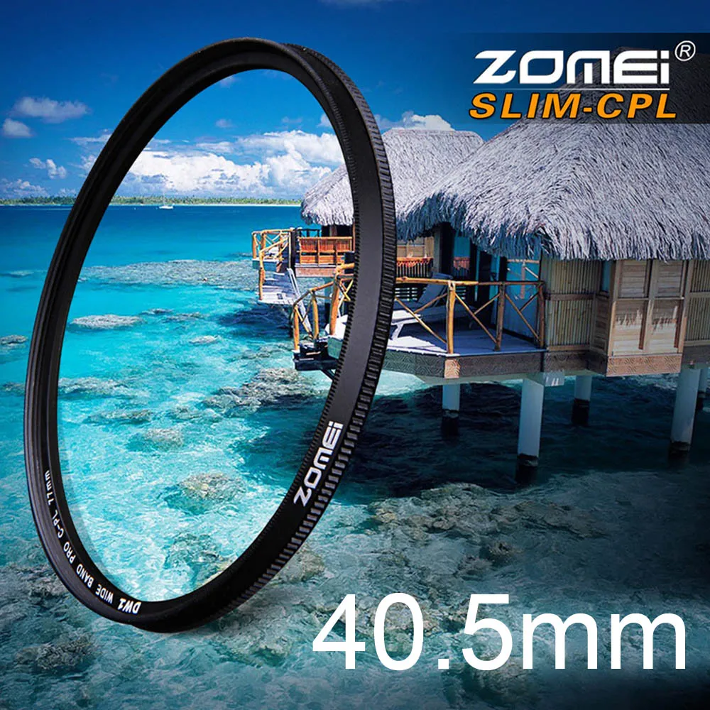 Zomei 40 5 мм Сверхтонкий фильтр CPL круговой поляризационный для объектива Olympus Sony Nikon