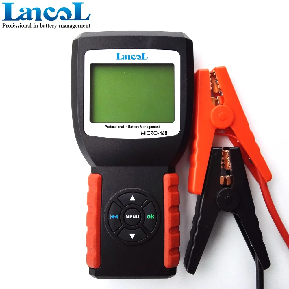 Цифровой тестер аккумулятора Lancol MICRO468 12 В для автомобилей анализатор