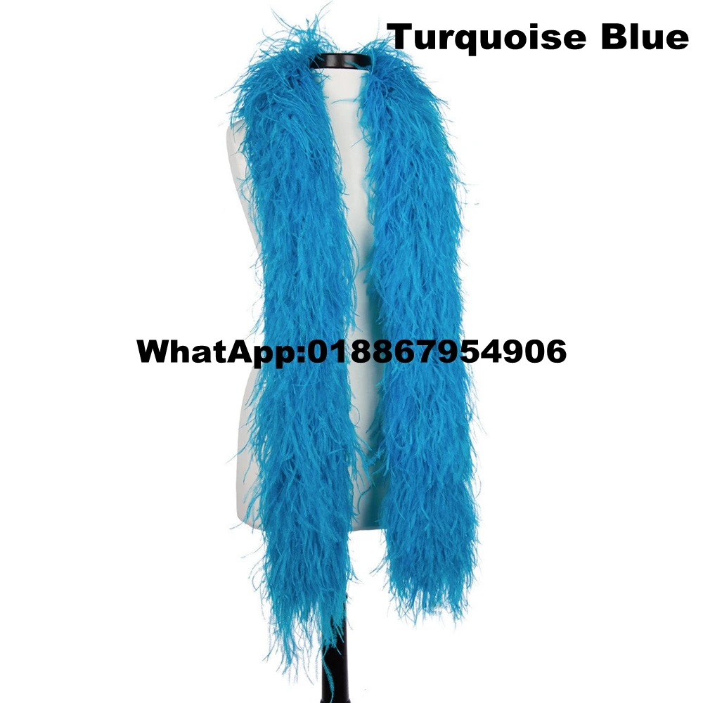 10 метров ярко розовый боа из страусовых перьев Дамский шарф для одежды