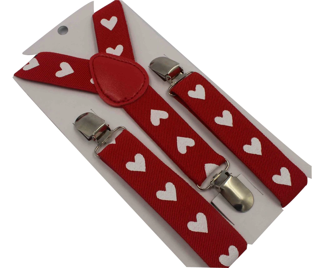 Бесплатная доставка новинка 2019 модные эластичные подтяжки на клипсе с принтом