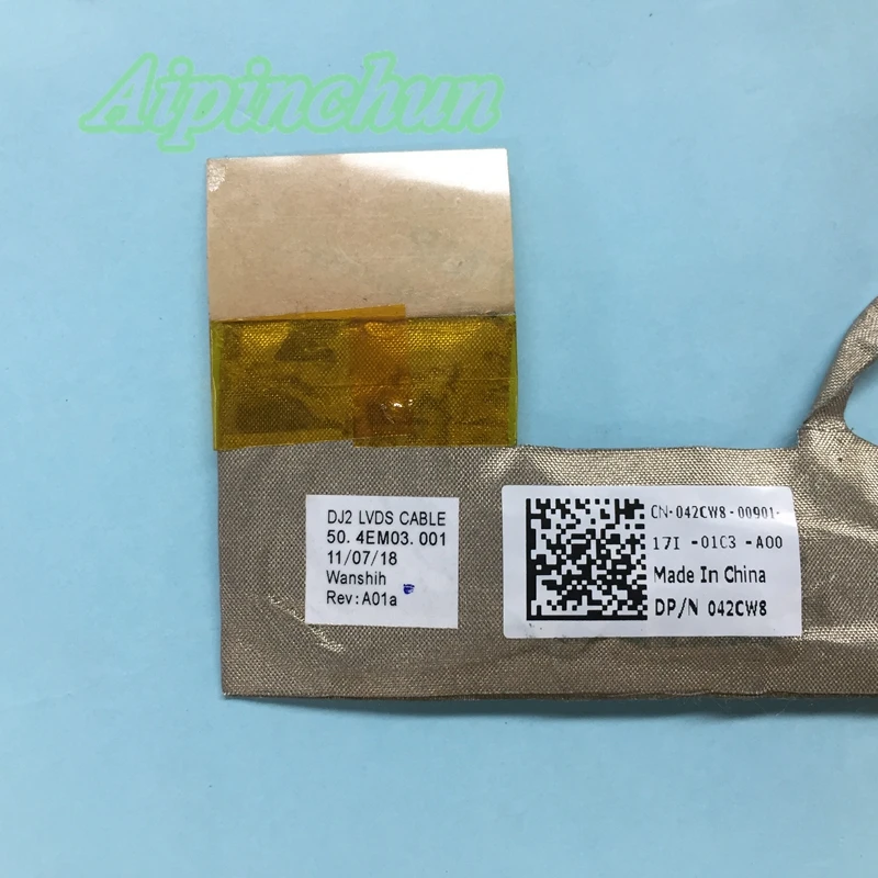 Aipinchun Новый DJ2 LVDS кабель для DELL Inspiron N5030 M5030 ЖК дисплей экрана ноутбука P/N: 50.4EM03. 001