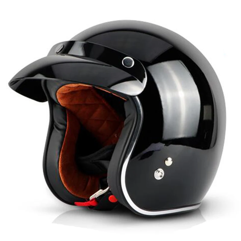 Винтаж moto rcycle шлем Harley 3/4 открытый уход за кожей лица Lucky 8 casco cicleta Capacete каско
