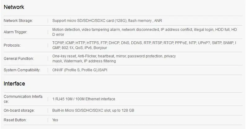 Hikvision Оригинальная английская DS-2CD2T43G0-I5 4 МП ИК фиксированная цилиндрическая сетевая камера