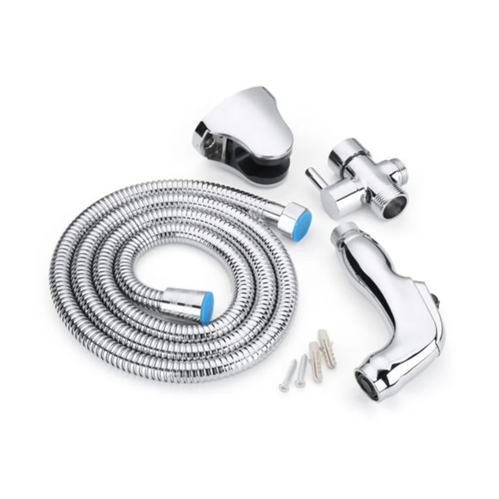 Душ опрыскиватель для биде ванной экономии воды ручной полированный хром